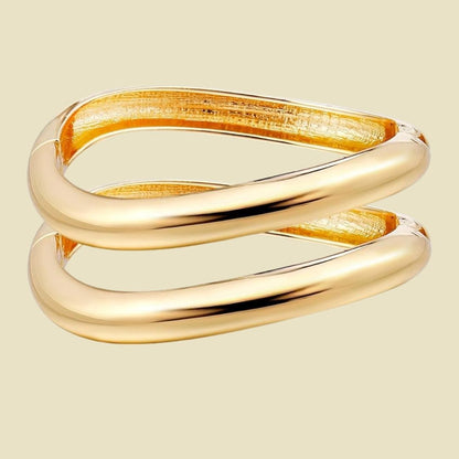 Thora – Elegant og minimalistisk armring i gullfinish
