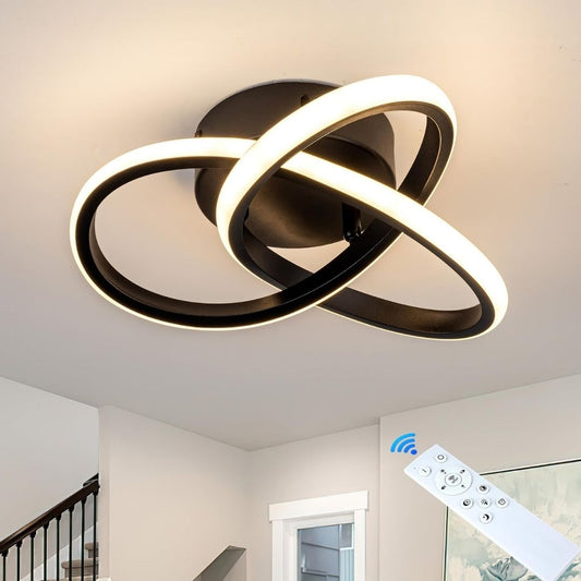 Noah – Elegant og moderne LED-taklampe i svart design
