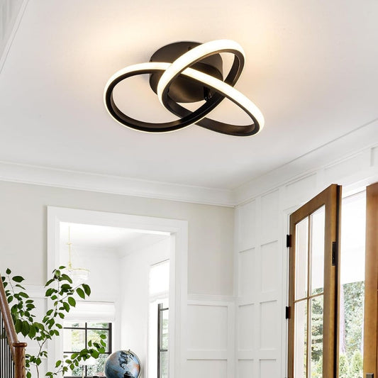 Noah – Elegant og moderne LED-taklampe i svart design