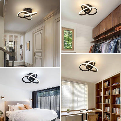 Noah – Elegant og moderne LED-taklampe i svart design